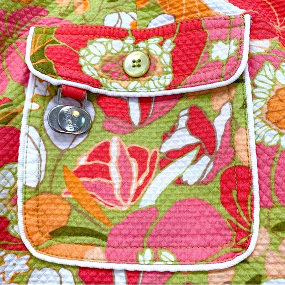 LizGolf Skort Womens 14 Pink Green Retro 60's Floral Neon Art to Wear Athletic - Picture 5 of 8